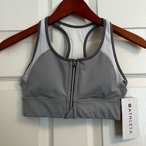 NWT Athleta Zip It Sports Bra size XS